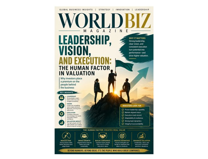 Leadership, Vision, and Execution: The Human Factor in Startup Valuation