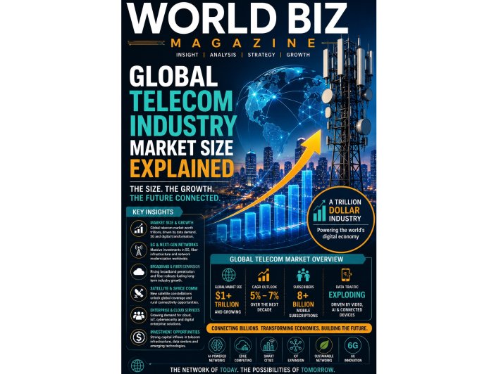 The Global Telecommunications Market Explained: Industry Size & Economic Impact