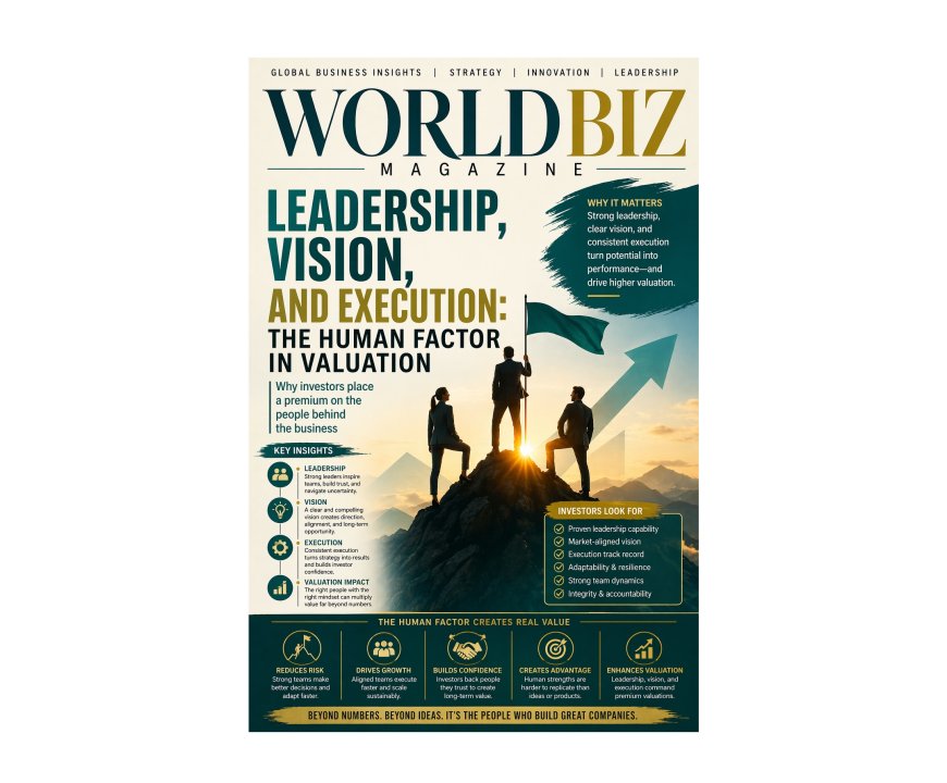 Leadership, Vision, and Execution: The Human Factor in Startup Valuation
