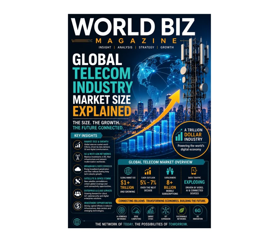 The Global Telecommunications Market Explained: Industry Size & Economic Impact