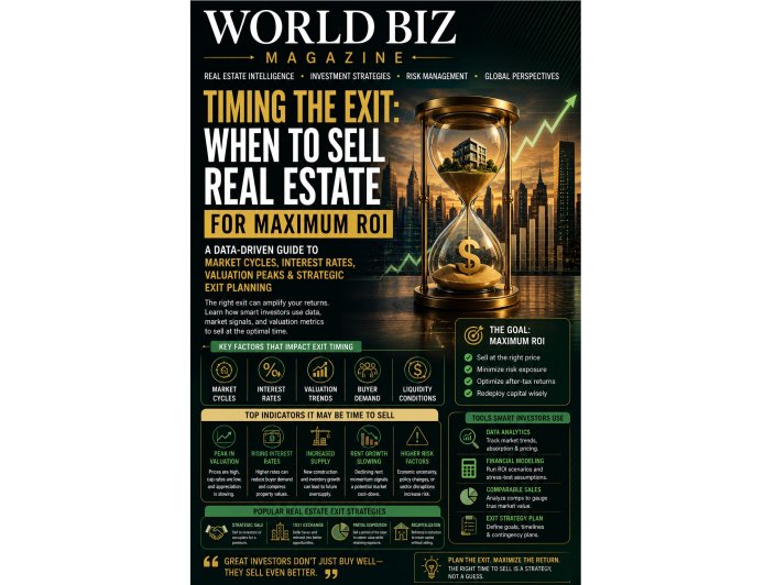Timing the Exit: When to Sell Real Estate for Maximum ROI – A Data-Driven Investor's Guide