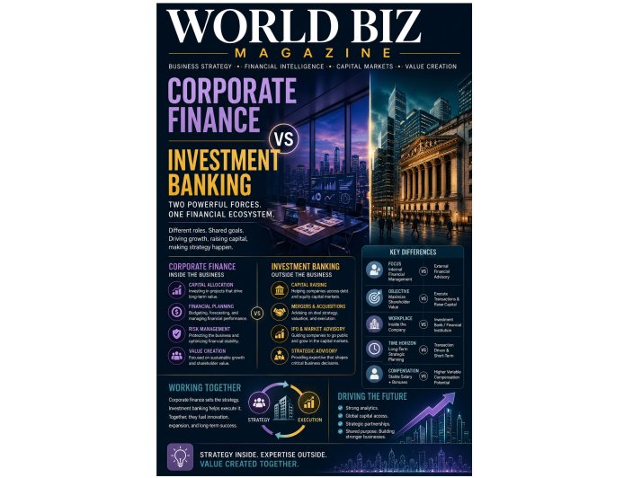 Corporate Finance vs Investment Banking: Career Paths, Compensation, and Business Impact