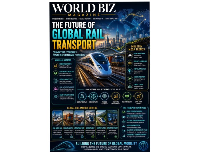 Global Rail Transport Overview: Infrastructure, Innovation, Economic Impact, and Future Growth