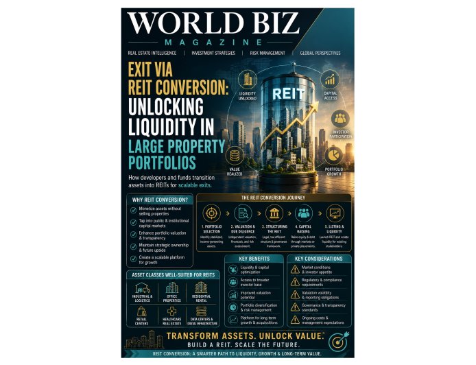Exit via REIT Conversion: Unlocking Liquidity in Large Property Portfolios