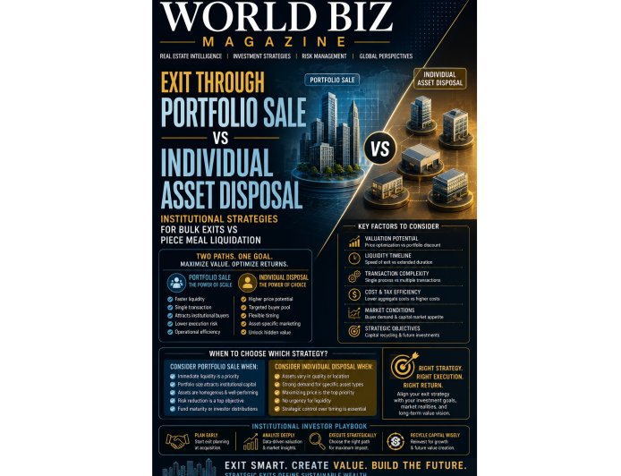 Exit Through Portfolio Sale vs Individual Asset Disposal: Institutional Strategies for Maximizing Real Estate Exit Value