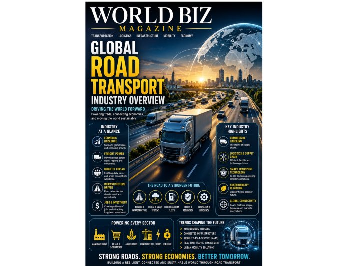 Global Road Transport Industry Overview: Driving Trade, Mobility, Logistics, and Economic Growth Worldwide
