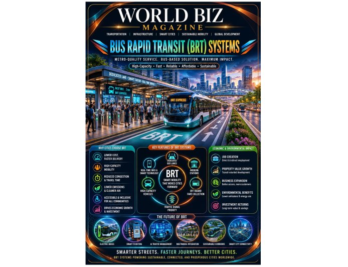 Bus Rapid Transit (BRT) Systems: The Future of Cost-Effective, High-Capacity Urban Transportation