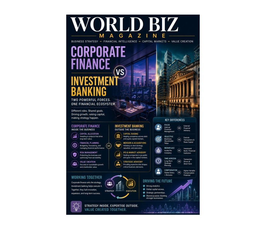Corporate Finance vs Investment Banking: Career Paths, Compensation, and Business Impact