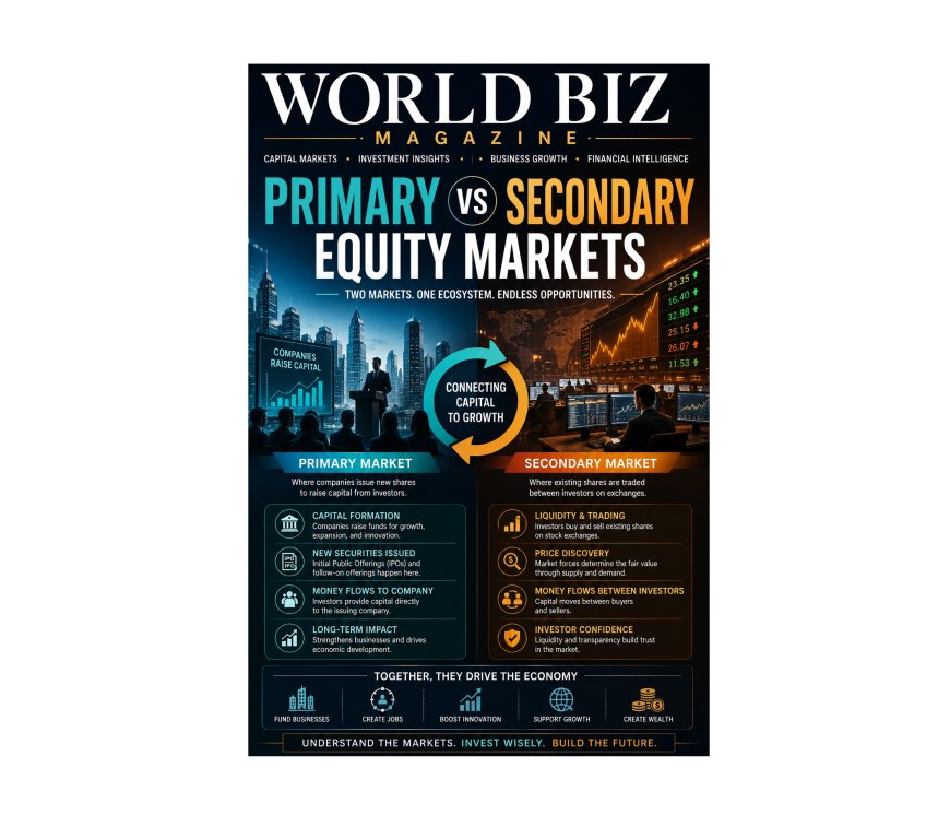 How Primary vs Secondary Equity Markets Power Global Capital