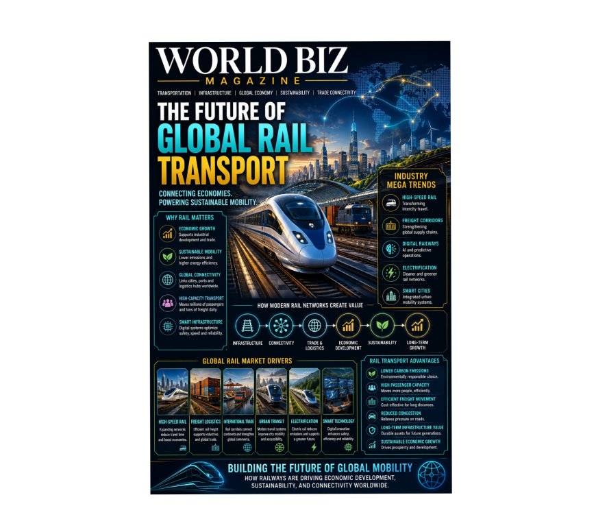 Global Rail Transport Overview: Infrastructure, Innovation, Economic Impact, and Future Growth