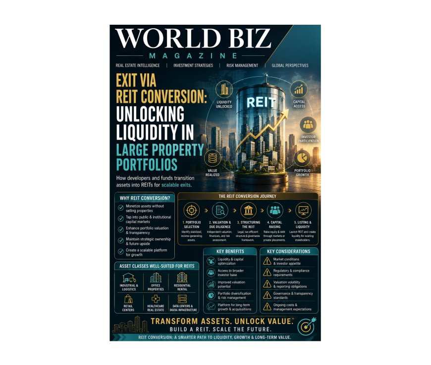 Exit via REIT Conversion: Unlocking Liquidity in Large Property Portfolios