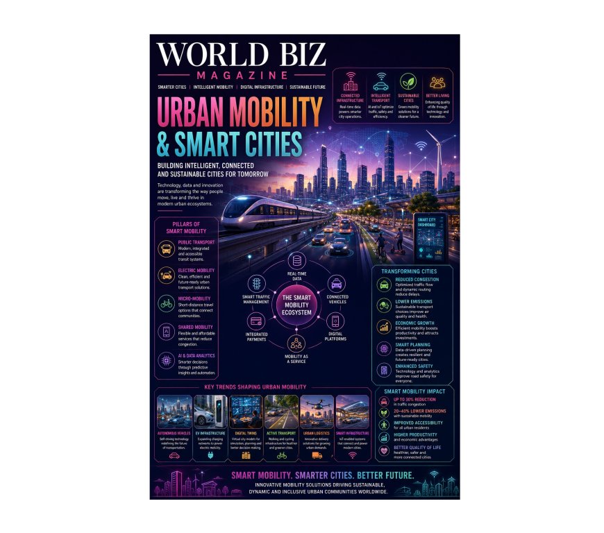 Urban Mobility & Smart Cities: Building the Future of Intelligent, Connected, and Sustainable Urban Living