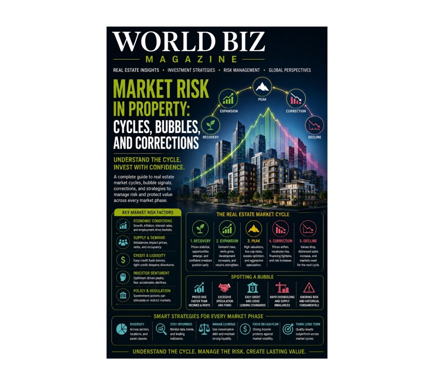 Market Risk in Property: Understanding Real Estate Cycles, Bubbles, and Market Corrections
