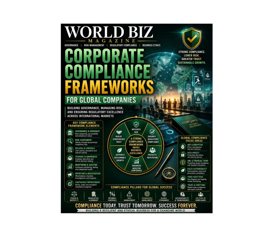 Corporate Compliance Frameworks for Global Companies: Building Governance, Risk Management, and Regulatory Excellence