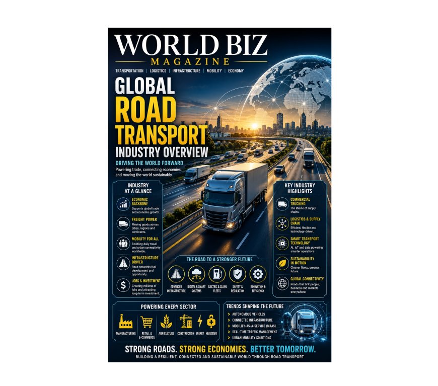 Global Road Transport Industry Overview: Driving Trade, Mobility, Logistics, and Economic Growth Worldwide