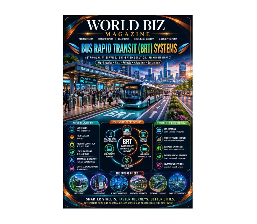 Bus Rapid Transit (BRT) Systems: The Future of Cost-Effective, High-Capacity Urban Transportation