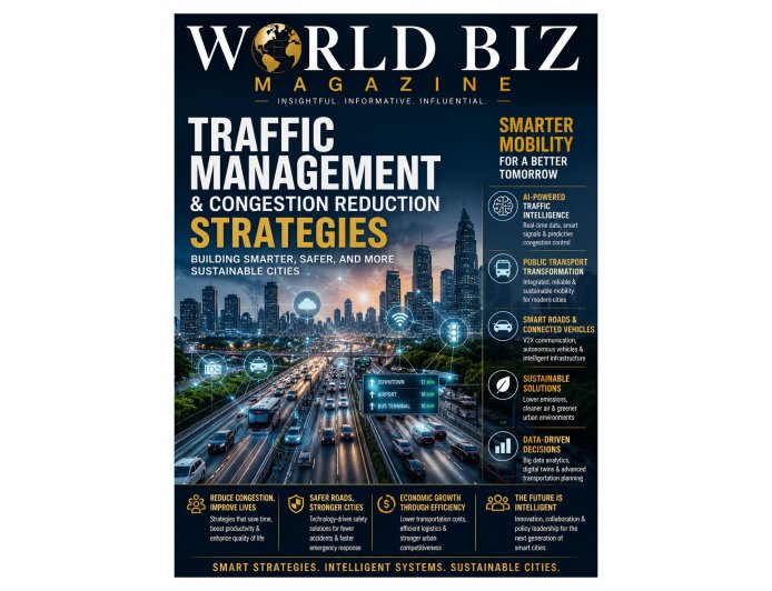 Traffic Management & Congestion Reduction Strategies: The Future of Smart Cities | World Biz Magazine