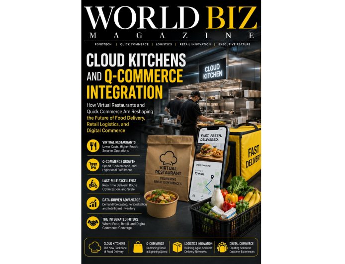 Cloud Kitchens and Q-Commerce Integration: The Future of Food Delivery | World Biz Magazine