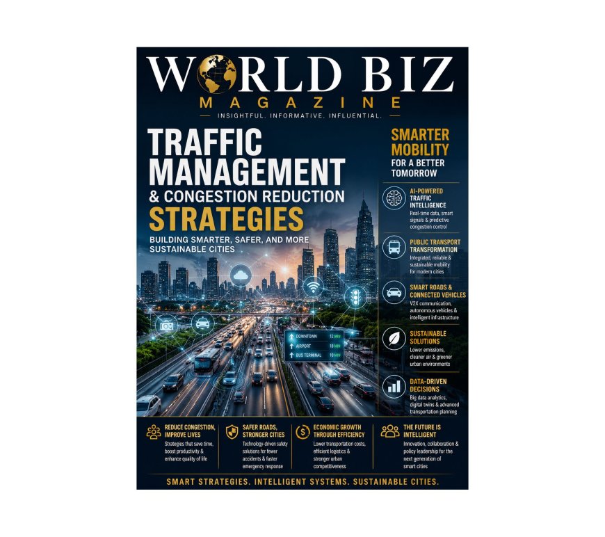 Traffic Management & Congestion Reduction Strategies: The Future of Smart Cities | World Biz Magazine