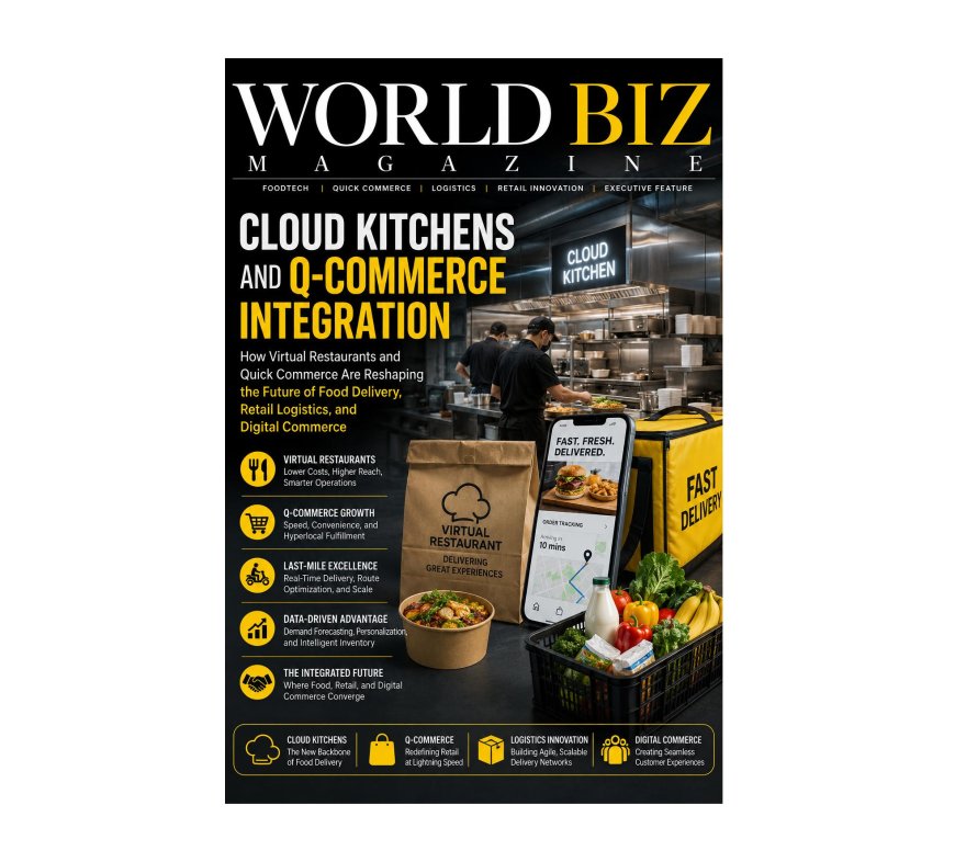 Cloud Kitchens and Q-Commerce Integration: The Future of Food Delivery | World Biz Magazine