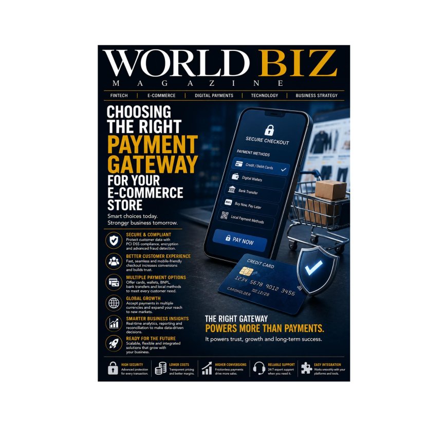 Choosing the Right Payment Gateway for Your E-Commerce Store | World Biz Magazine